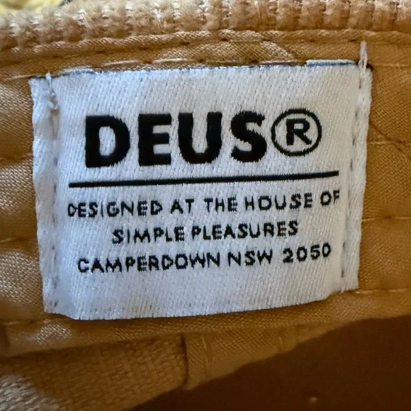 NWOT Deus Ex Machina Cord Hat from Venice - Picture 5 of 6